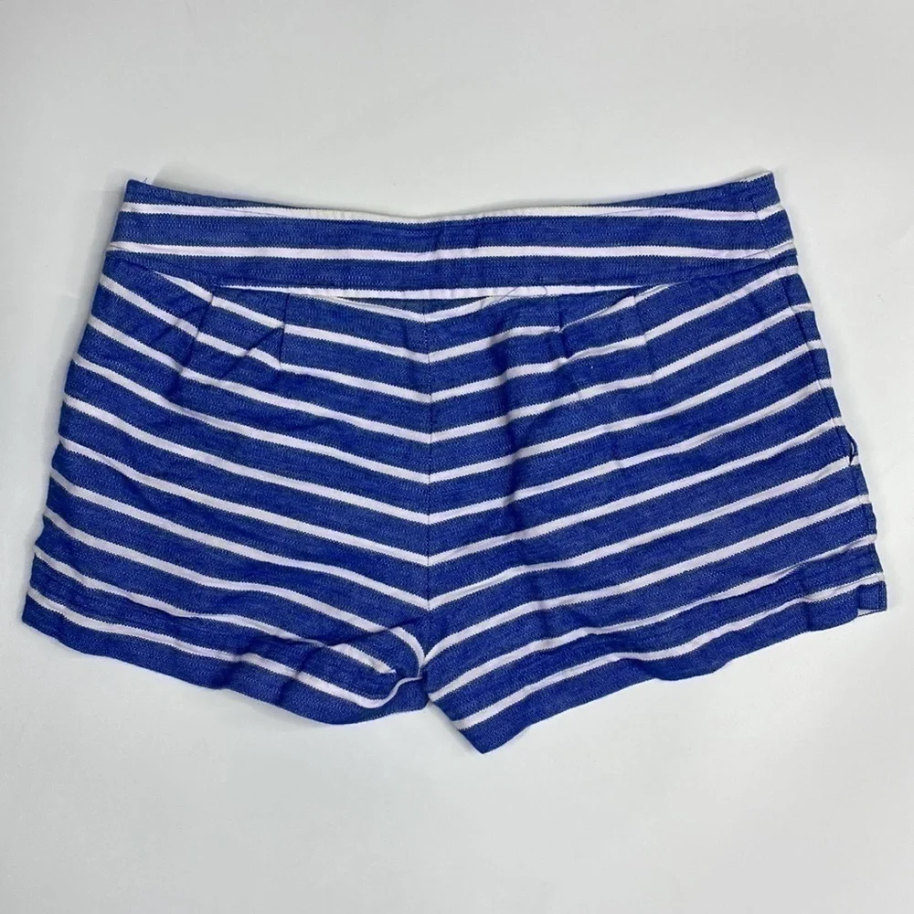 Vineyard Vines Cotton Linen Striped Nautical Sailor Shorts Size 0